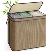 Koš na prádlo Melly170 l hnědý