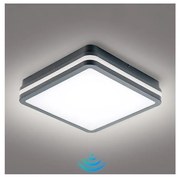 Brilagi - LED Vonkajšie svietidlo so senzorom BENE LED/24W/230V 26x26 cm IP54 BG0926