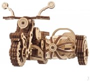 Ugears 3D drevené mechanické puzzle Harry Potter Hagridova lietajúca motorka