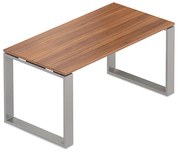 Konferenčný stolík Creator 120 x 60 cm, sivá podnož, orech