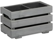 Kvetináč 23x43x26 cm šedá 2V