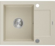 Mexen Enzo - drez granitový 57,6x46,5cm, 1-komorový, béžová, 6506571005-69