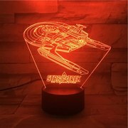 3Dmix 3DL-DFS012 – 3D LED nočná lampa - Star Trek (Aroma)