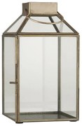 Ib Laursen Sklenený lampáš Norr Brass 25,5 cm