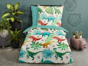 Good Morning Obliečka Good Morning 100% bavlna Dinos 140x200/70x90 cm