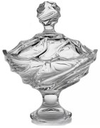 KRIŠTÁĽOVÁ MISKA BOHEMIA SURF NA NOHE 240MM