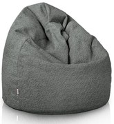 Sedací vak SAKO sivý bouclé