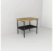 Kúpeľňová stolička Devo Oval dub/diamantovosivá OV-ST50x35-P35D01L09