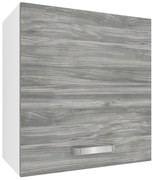Kuchynská skrinka Belini horná 60 cm šedý antracit Glamour Wood  TOR SG60/1/WT/GW1/0/U