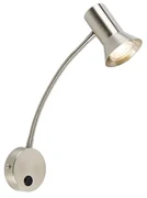 Nástenná lampa z ocele s flexibilným ramenom - Karin flex
