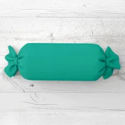 Biante Vankúš valec bonbon Rongo RG-091 Tyrkysovo zelený 15x40 cm