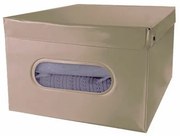Skladacia úložná krabica Compactor 50 x 40 x 25 cm, béžová