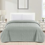 Prikrývka na posteľ Rosa RQ-183 170x220 cm svetlosivá