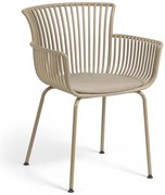 Béžová záhradná stolička Kave Home Surpika