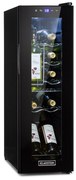 Klarstein Shiraz 12 Slim, vinotéka, 32 l, 12 fliaš, 85 W, 5–18°C, dotykový ovládací panel