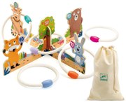 Hádzanie krúžkov na cieľ - Zvieratká