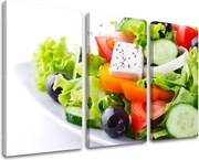 Obraz na stenu 3 dielny KUCHYŇA KU018E30 - 120x80 cm