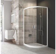 Ravak 3B270100Z1 - Sprchový kút štvordielny štvrťkruhový BLIX 90x90 cm biela