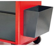 Kôš na odpadky k dielenskému vozíku GD, 204 x 298 x 300 mm, antracit