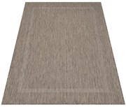 Šnúrkový koberec Relax ramka hnedý