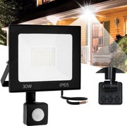 Toolight Toolight, LED panel so snímačom pohybu 13x10,5cm, 30W, 2700lm, 4000K, RSL007-30NS, OSW-10213