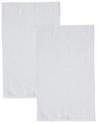 Biele rýchloschnúce/froté bavlnené osušky v súprave 2 ks 90x140 cm Quick Dry – Catherine Lansfield