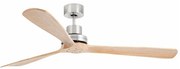 FARO 33504DC - Stropný ventilátor LANTAU XL drevo/chróm pr. 168 cm + DO