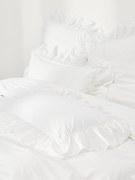 Obliečka na paplón z bavlneného perkálu s volánmi Louane