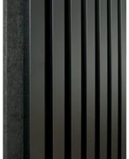 TRENDIE 3D Drevené lamely na stenu 275x30 cm - ČIERNE