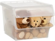 5Five® 2. akosť - Úložný box ALL IN BOX s deleným vekom, 34l - 38 x 45,5 x 31 cm