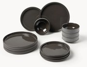 Serax x Kelly Wearstler, Porcelánová súprava riadu Dune, 12 ks