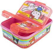 Multibox na desiatu Hello Kitty a priatelia s tromi priehradkami | Bez obsahu BPA