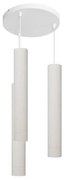 LED Luster na lanku TUBA 3xGU10/4,8W/230V biela