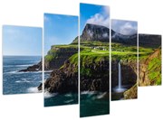 Obraz - Vodopád Múlafossur (150x105 cm)