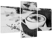 Obraz - Zimné cappuccino (90x60 cm)