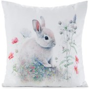 VEĽKONOČNÁ DEKORAČNÁ OBLIEČKA NA VANKÚŠ EASTER63 45X45 CM VZOROVANÁ