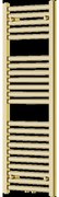 Mexen Hades kúpeľňový radiátor 1200 x 400 mm, 373 W, zlatý - W104-1200-400-00-50