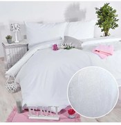 Obliečky bavlnené Benard biele EMI, Francúzsky set1 200x220 + 2x (70x90)