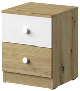 Nočný stolík Nero 09 Biely Mat