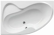 Ravak Rosa II asymetrická vaňa 160x105 cm akrylát ľavá cm21000000 RO1600NEWL