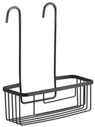 Gedy Gedy, SMART Polica do sprchy závesná, na batériu, 300x375x120 mm, čierna matná, 248914