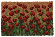 Vonkajšia rohožka Poppies, 60x40 cm