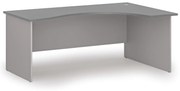 Ergonomický kancelársky písací stôl PRIMO GRAY, 180x120 cm, pravý, sivá/grafit
