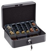 Pokladnička na kľúč RD47847, sivá