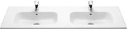 Roca Optica nábytkové dvojumývadlo 119x46 cm otvor pre batériu uprostred A32799A000