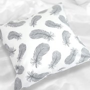 Polášek Bavlnená obliečka na vankúšik - Pierka | 40 x 40 cm