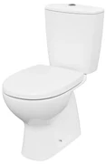 Cersanit ARTECO - WC kombi + antibakteriálne sedátko s funkciou pomalého zatvárania, vertikálny odpad, K667-074