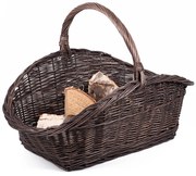 Kôš prútený krbový Breva Provenceš. 68 x hl. 42 x v. 30/43(cm)