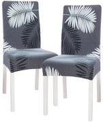 4Home Napínací poťah na stoličku Noir, 45 - 50 cm, sada 2 ks