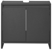Livarno home Skrinka pod umývadlo Oslo s 2 dvierkami, antracitová (100391336)